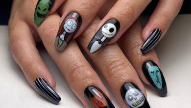 31 Nightmare Before Christmas Nails to Inspire Your Halloween and Christmas Looks