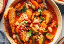 Veggie Packed White Bean Minestrone – Minimalist Baker Recipes